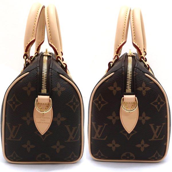 2 Louis Vuitton Speedy Bandouliere 20 Handbag Brown