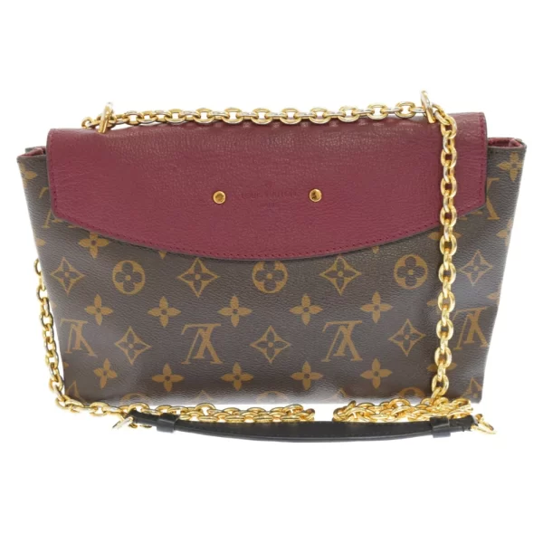 2 Louis Vuitton Pallas Chain Cerise Red Monogram Shoulder Bag