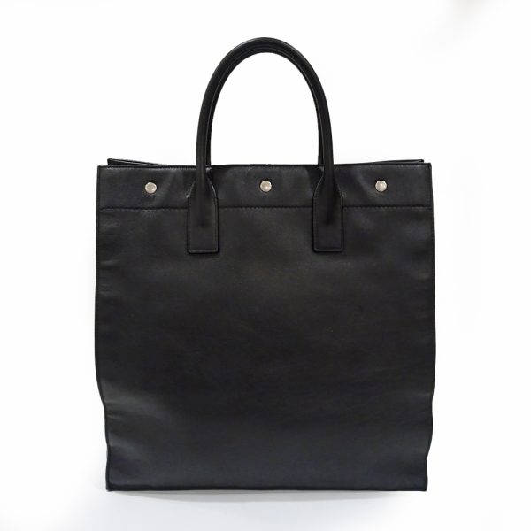 2 Saint Laurent Tote Bag North South Rive Gauche Black