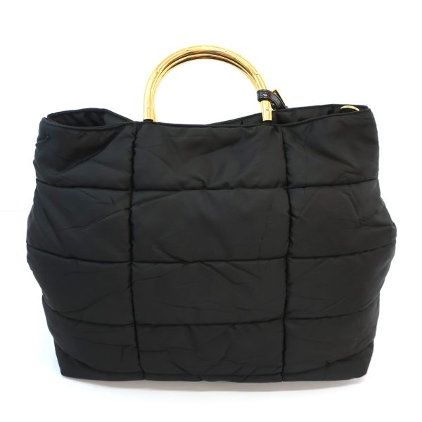 2 Prada Nylon Shoulder Bag Black