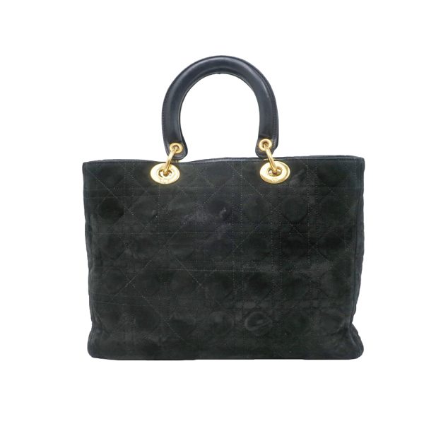 2 Christian Dior Handbag Suede Black