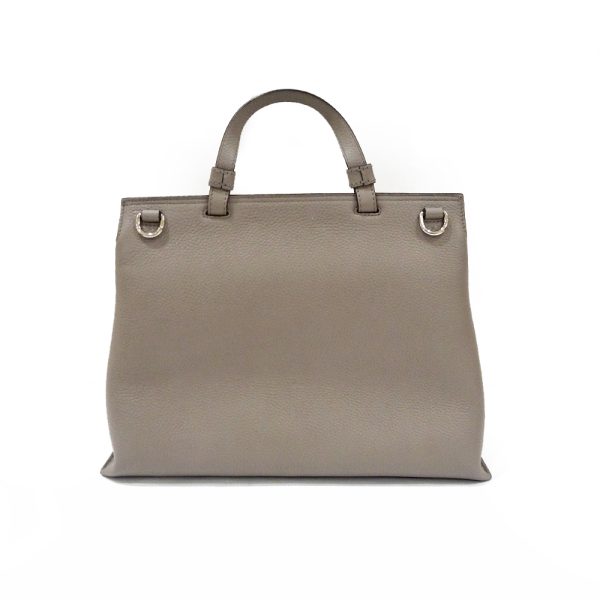 2 Gucci Daily Bamboo Gray Top Handle Bag