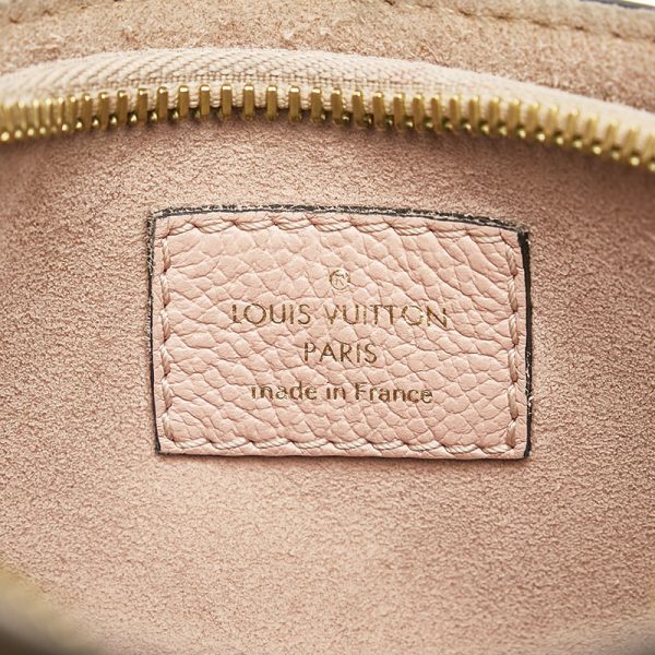 201 86120 7 Louis Vuitton Monogram Surène BB Chain Shoulder Bag Brown Pink Leather