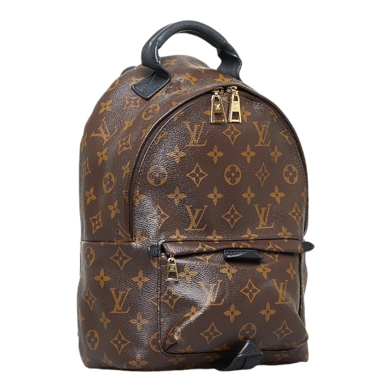 Louis Vuitton Monogram PalmSprings PM Rucksack Backpack Brown Black Leather - Image 2