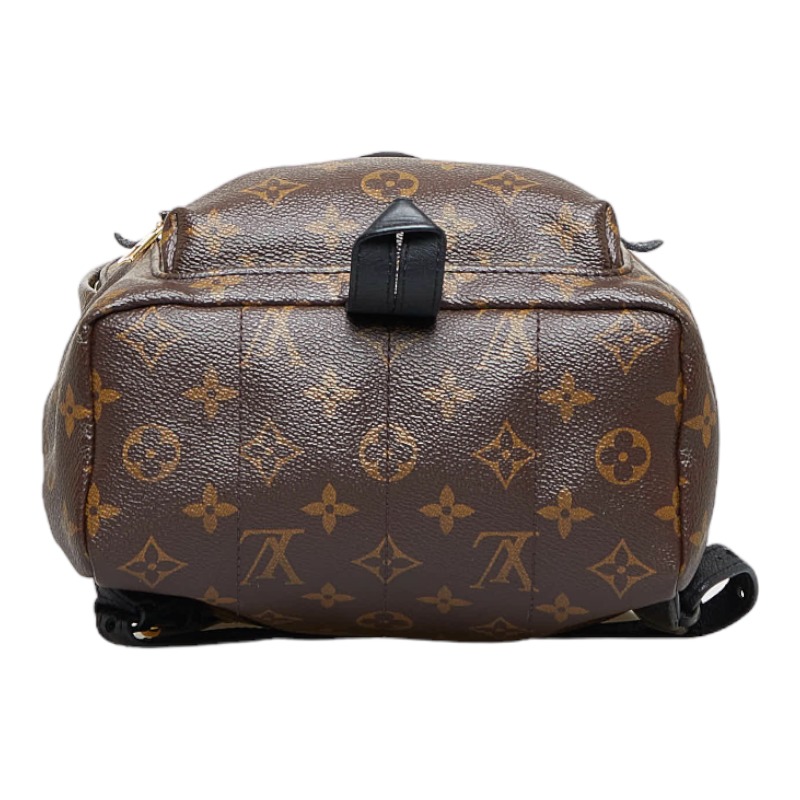 Louis Vuitton Monogram PalmSprings PM Rucksack Backpack Brown Black Leather - Image 4