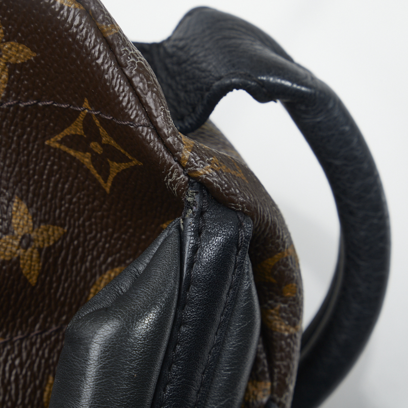 Louis Vuitton Monogram PalmSprings PM Rucksack Backpack Brown Black Leather - Image 6