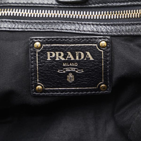 219 21397 11 Prada Handbag Shoulder Bag 2way Black Leather