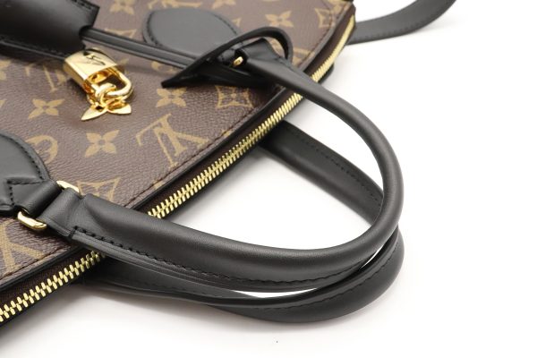 21920133 3 Louis Vuitton Flower Zip Tote PM Monogram 2way Shoulder Bag Noir Black