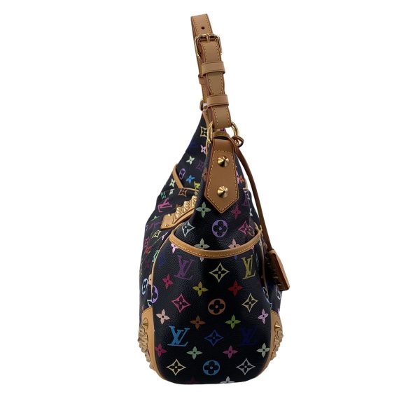 22022223 05 Louis Vuitton Chrissie MM Monogram Multicolor Shoulder Bag Black