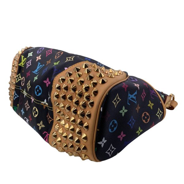 22022223 17 Louis Vuitton Chrissie MM Monogram Multicolor Shoulder Bag Black