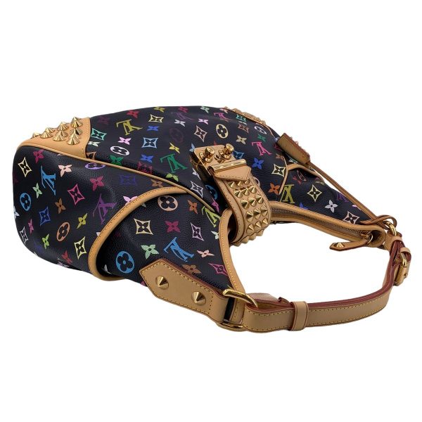 22022223 18 Louis Vuitton Chrissie MM Monogram Multicolor Shoulder Bag Black