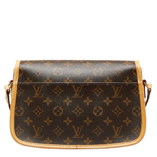 222 21133 3 Louis Vuitton Monogram Sologne Shoulder Bag Brown Leather