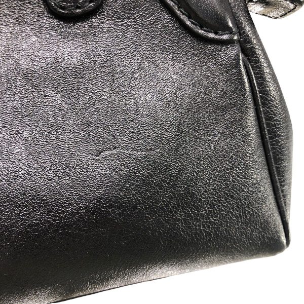 23026532 06 Gucci Shoulder Bag Liber Small Cat Head Black Leather