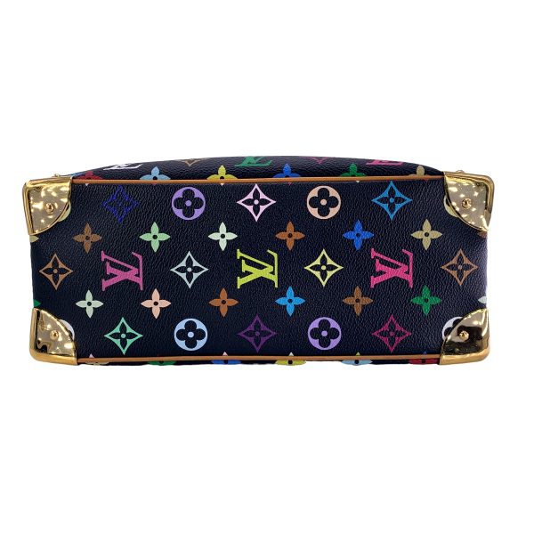 23031607 06 Louis Vuitton Trouville Handbag Monogram Multicolor Noir Studs