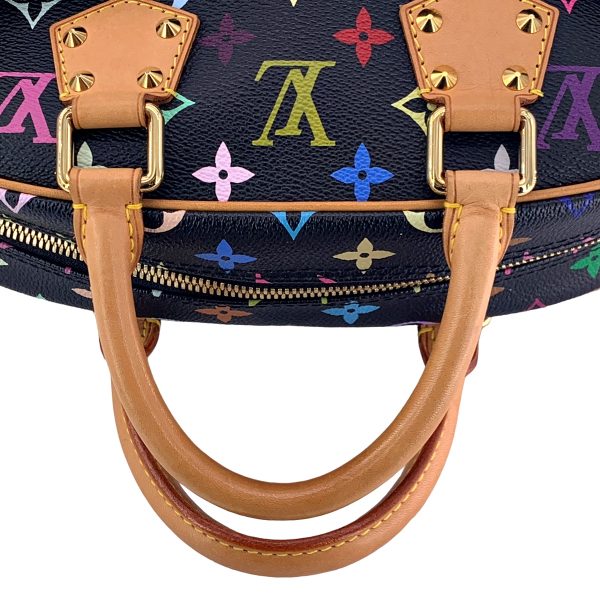 23031607 07 Louis Vuitton Trouville Handbag Monogram Multicolor Noir Studs