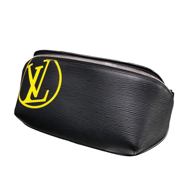 23038132 01 Louis Vuitton Body Waist Pouch Epi LV Circle Bum Bag Noir