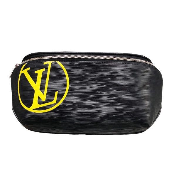 23038132 02 Louis Vuitton Body Waist Pouch Epi LV Circle Bum Bag Noir