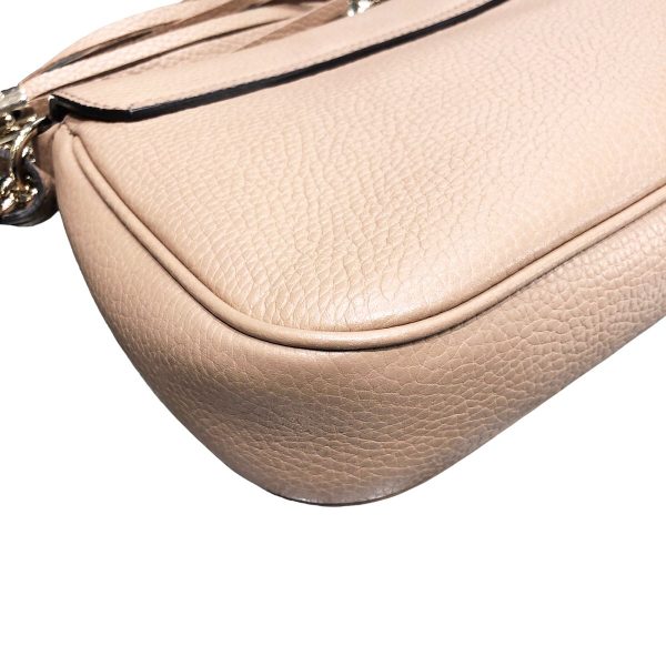 23039225 08 Gucci Shoulder Bag Soho Chain Beige Crossbody