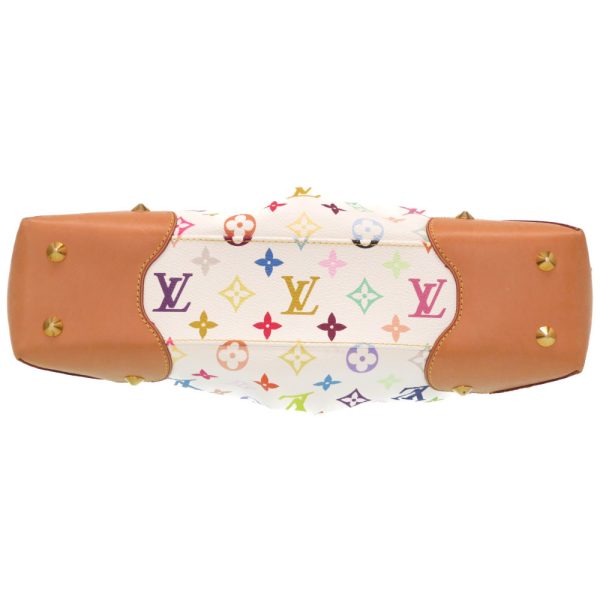 2e0132ll5 3 Louis Vuitton Monogram Multicolor Judy GM Shoulder Bag White