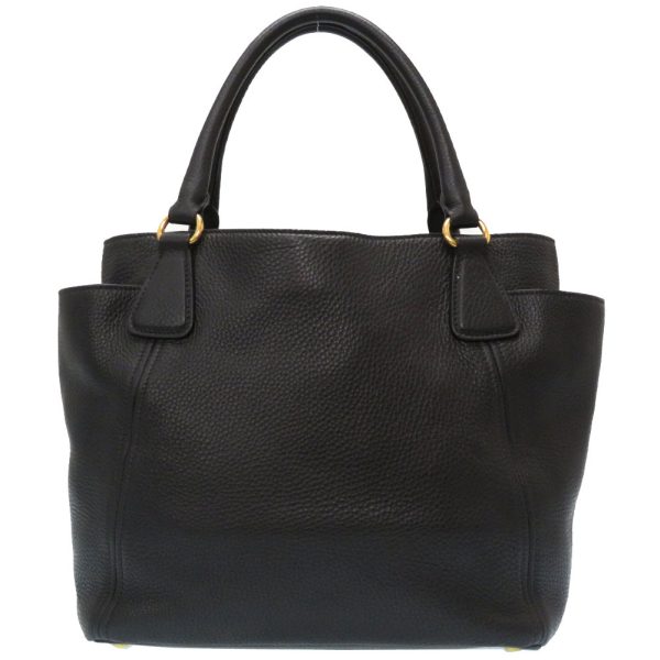 2e0162aa5 2 Prada Leather 2way Tote Bag Black Shoulder Bag