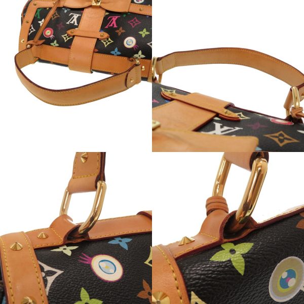 2m0367isz6 6 Louis Vuitton Monogram Multicolor Sack Retro GM Handbag Takashi Murakami Noir Black