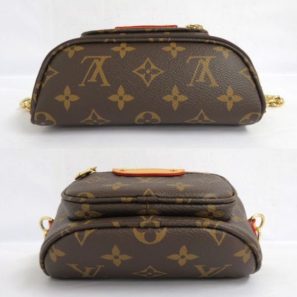 3 Louis Vuitton Mini Bum Bag Monogram Shoulder Bag Brown