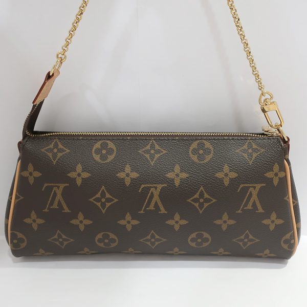 3 Louis Vuitton Chain Shoulder Bag Monogram Brown