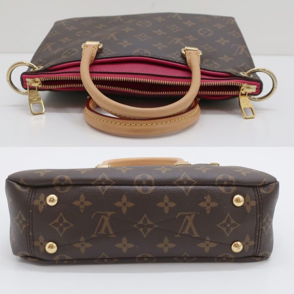 3 Louis Vuitton Pallas BB Rose Rich Monogram Red