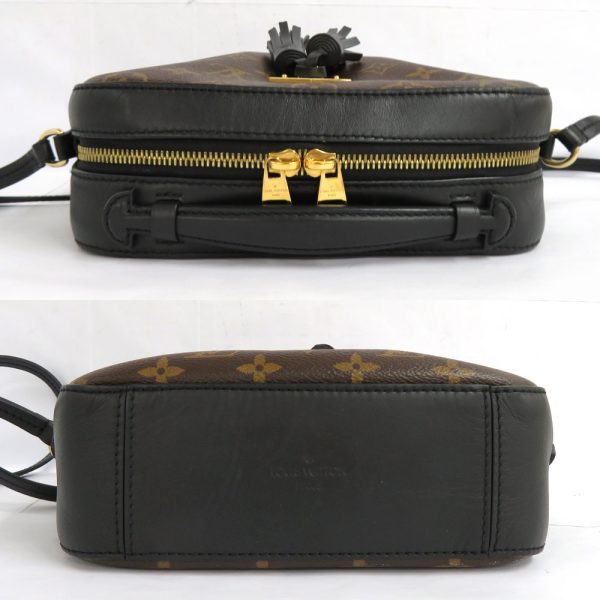 3 Louis Vuitton Saintonge Monogram Shoulder Bag Noir Black