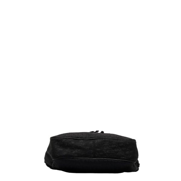 3 Dior Trotter Ribbon Tote Bag Black Nylon Leather