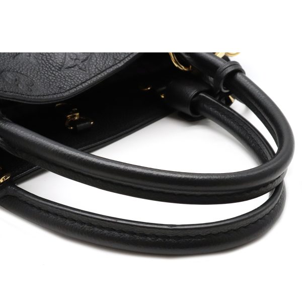 3 Louis Vuitton Empreinte Montaigne MM Shoulder Bag Noir Black