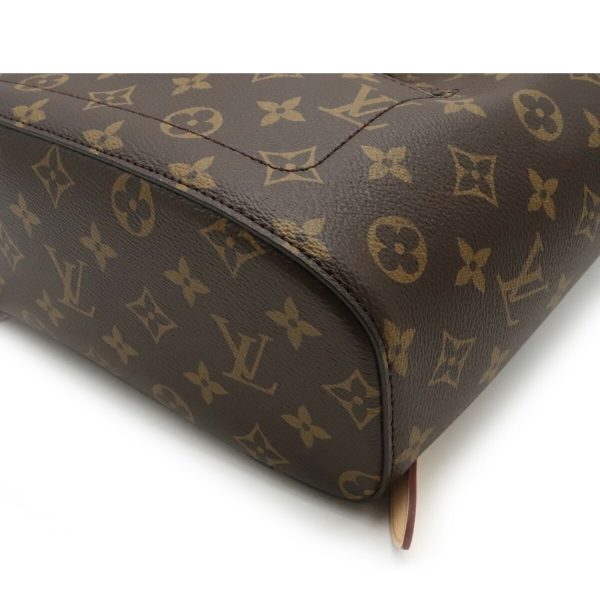 3 Louis Vuitton Monogram Montsouris MM Rucksack Brown