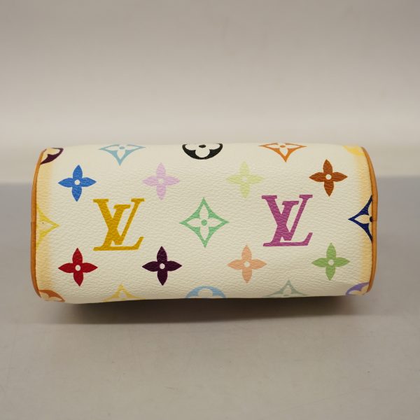 3 Louis Vuitton Handbag Monogram Multicolor Mini Speedy Bronne