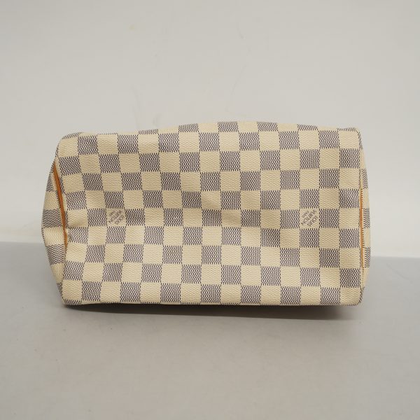 3 Louis Vuitton Handbag Damier Azur Speedy 25