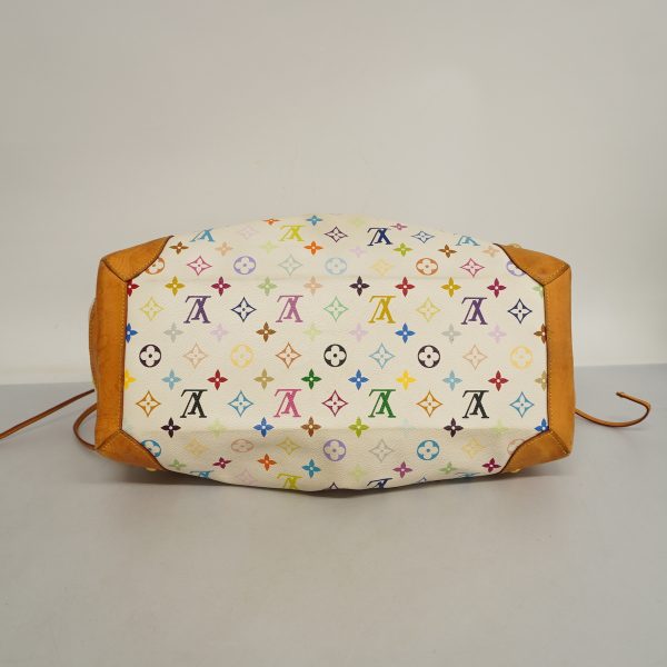 3 Louis Vuitton Ursula Monogram Multicolor White