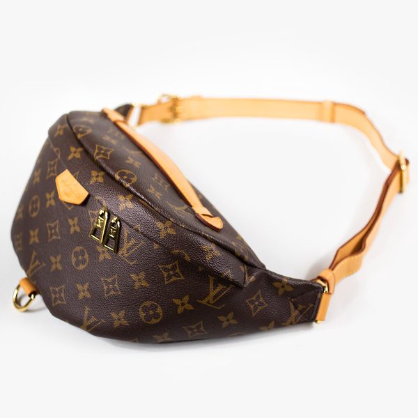 3 Louis Vuitton Bum Bag Monogram Canvas Brown