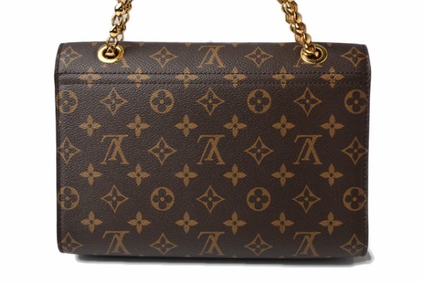 3 Louis Vuitton Monogram Victoire Chain Shoulder Bag Black