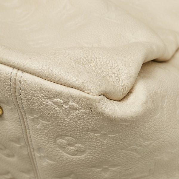 3 Louis Vuitton Empreinte Artsy MM Shoulder Bag Neige Beige