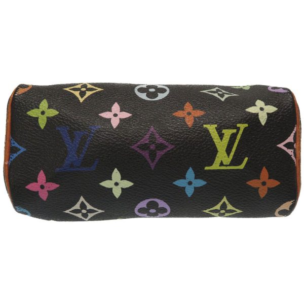 3 Louis Vuitton Monogram Multicolor Mini Speedy Noir Black