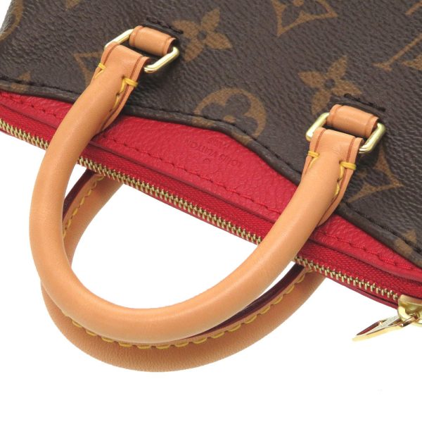 3 Louis Vuitton Monogram Nano Pallas Shoulder bag Brown