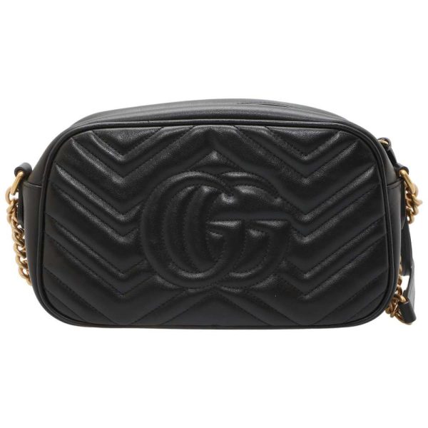 3 Gucci Shoulder Bag GG Marmont Quilted Small Black