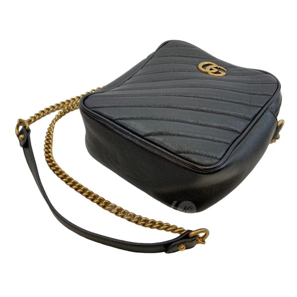 3 Gucci GG Marmont Shoulder Bag Black