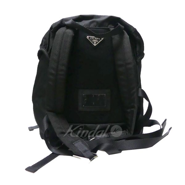 3 Prada Nylon Backpack Rucksack Bag Black