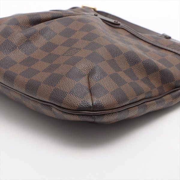 3 Louis Vuitton Damier Bloomsbury PM Crossbody Back Brown