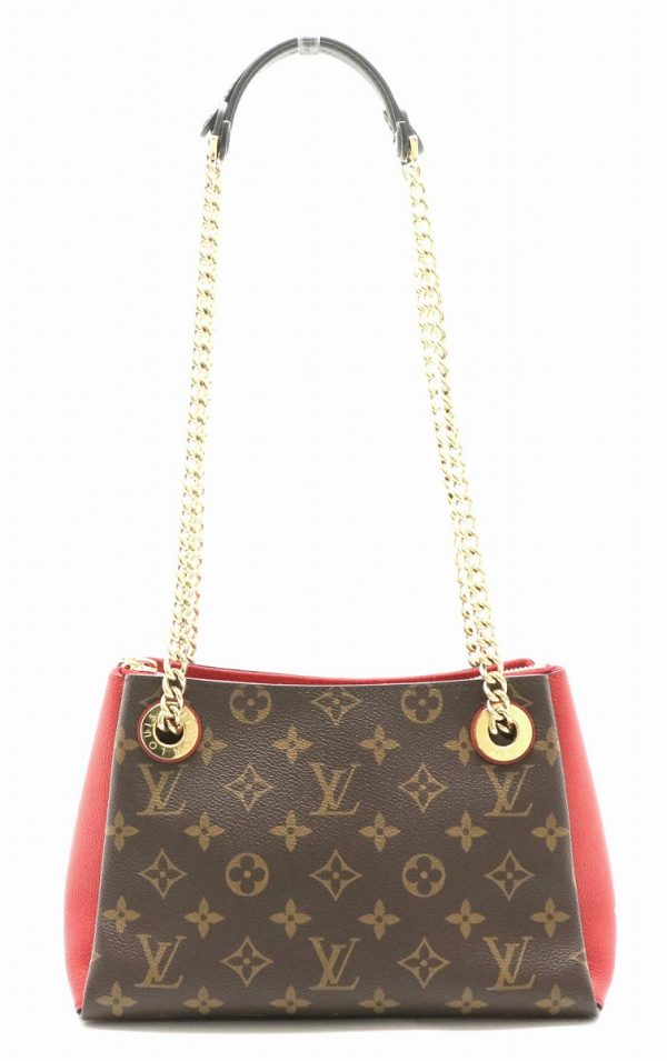 31810920 Louis Vuitton Monogram Surène BB 2way Chain Shoulder Bag Red