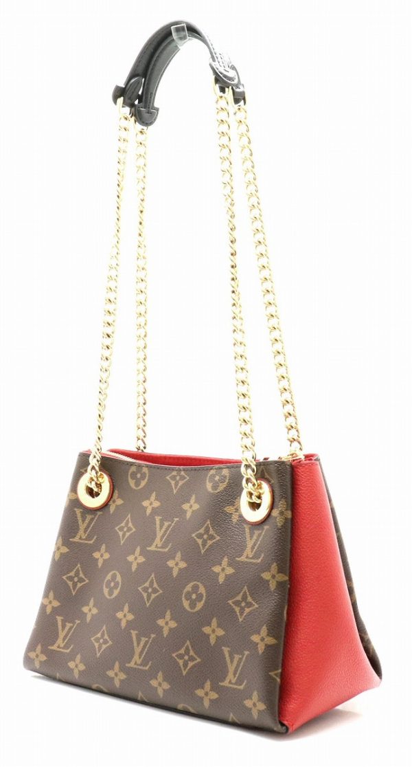 31810920 1 Louis Vuitton Monogram Surène BB 2way Chain Shoulder Bag Red