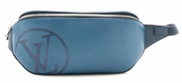 31811377 Louis Vuitton Epi Leather Bum Waist Bag Body Bag Shoulder Blue Azur