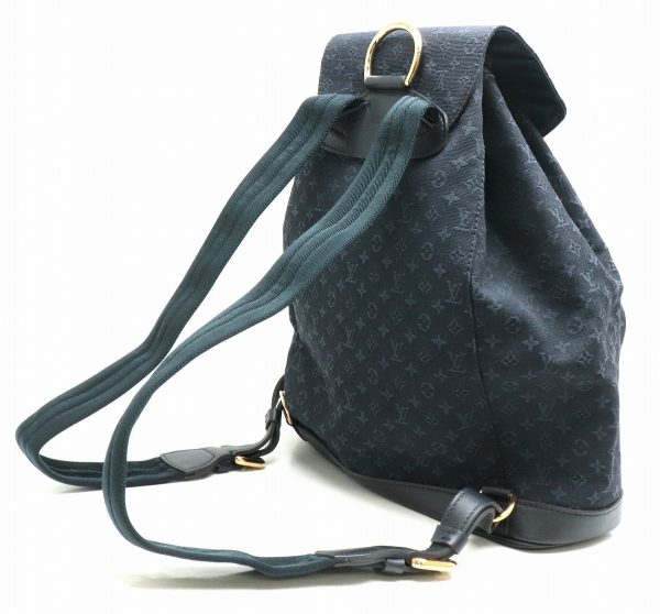 31851647 1 Louis Vuitton Monogram Mini Monsouris GM Backpack Rucksack Shoulder Bag Blue