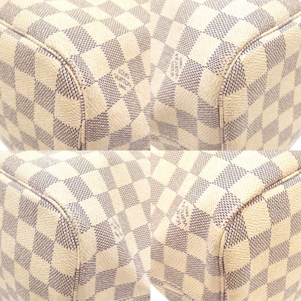 3i0093ioz6 8 Louis Vuitton Damier Azur Neverfull MM Tote Bag