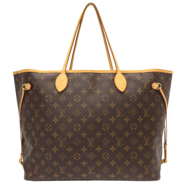 3i0095pb5 2 Louis Vuitton Monogram Neverfull GM Tote Bag Brown